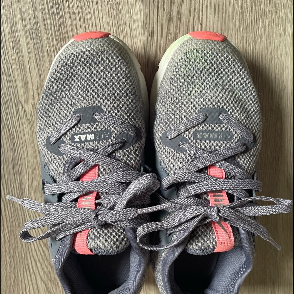 Nike Air Max shoes pink and grey kids 11C